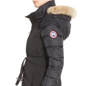 Black Canada Goose Rowan Parka (Size Large)